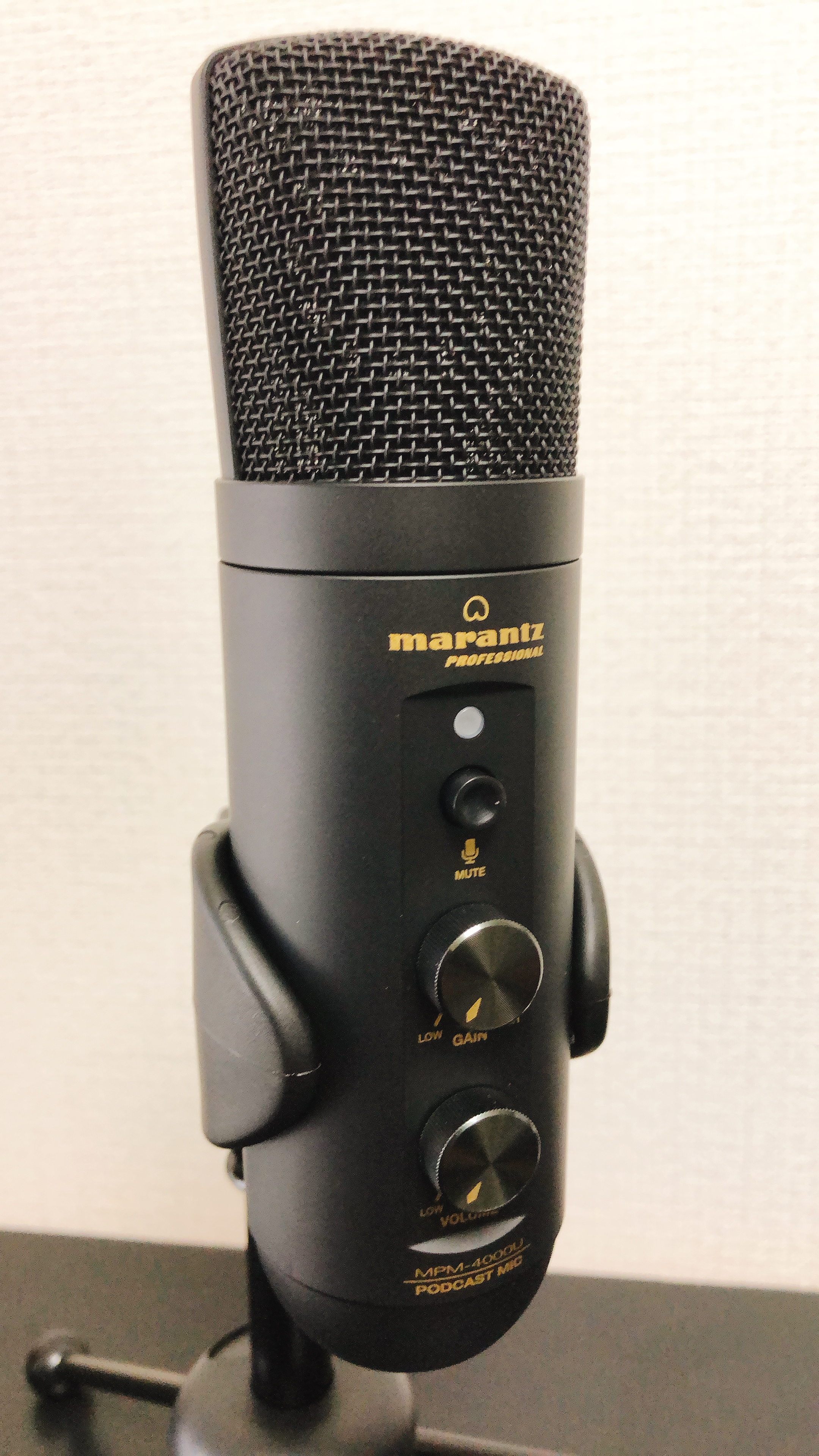 MPM-4000U｜側面｜【レビュー】MPM-4000U Marantz Professional USBコンデンサーマイク