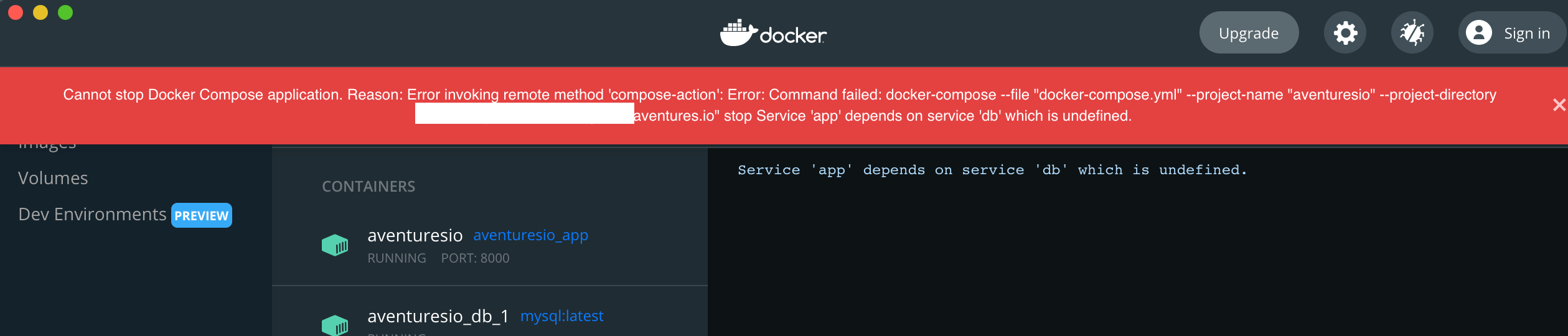 docker-compose-down-it